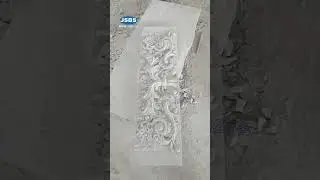 Amazing natural stone carved marble ornament under carving  - JSBS