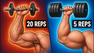 The Shocking TRUTH About High Reps and Low Reps for Muscle Growth