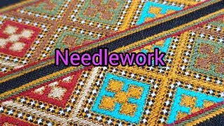Continuing our journey into the world of Balochi embroidery , stitching tutorial step by step