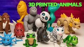 You Won&rsquo;t Believe These 3D Printed Animals! 🦁🐼 Amazing 3D Printing Timelapse on BambuLab A1