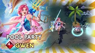 Pool Party Gwen League of Legends Custom Skin Showcase