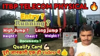 👍Itbp telecom physical review || itbp physical live || itbp telecom physical documents #itbptelecom