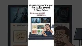 Psychology of People Who Love Drama & True Crime #TrueCrimeMindset #DramaPsychology