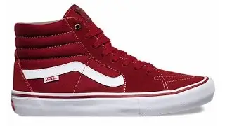 Обзор обуви: Vans Sk8-Hi Pro (Red Dahlia/White)