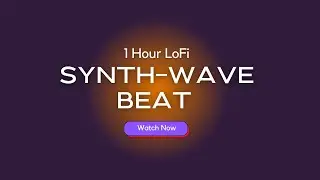 Lo-Fi Synthwave Beat 1hour in 8D Audio | Study Beat | Neon Tunnel Visuals