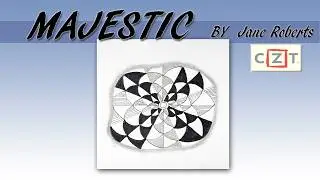 如何畫一般圖樣How to draw the Tangle Pattern AJESTIC
