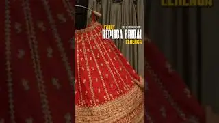 Fancy Replica Bridal Lehenga | Cheapest Bridal Lehenga in Chandni Chowk