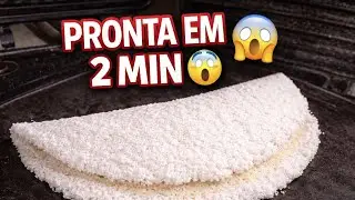 Tapioca na sanduicheira /Fácil e rápido 