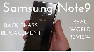 Samsung Galaxy Note9 Back Glass Replacement (How to fix the back for ~$18)