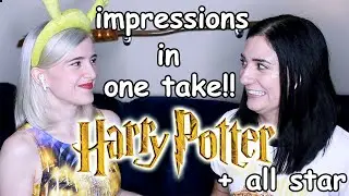 Harry Potter Impressions Challenge ft. Brizzy Voices - SINGING ALL STAR IN ONE TAKE
