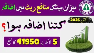 Meezan Bank Profit Rates October 2025 | Meezan Bank Latest Profit Rates 2025 | Business Matters