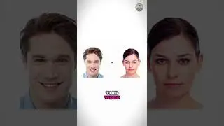 Stare at the Red Dot and Watch These Faces Turn into Monsters 🤯 #shorts