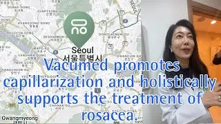Vacumed promotes capillarization and holistically supports the treatment of rosacea.