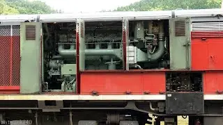 DD51 1043 機関始動･エンジン空吹かし (2022.8.14)