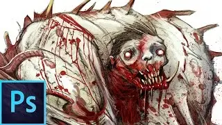 Full Photoshop Walkthrough - Slasher (Dead Space)