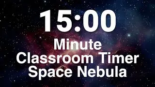 Space Travel Stars 🌟 15 Minute Timer with Music for Classroom ⭐️