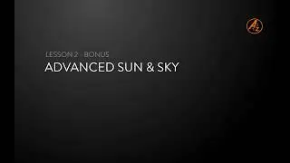 Vray Tutorial #Lesson 2 - 3. Advanced sun & sky parameters
