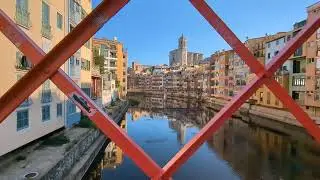 Girona | Medieval Old City Walk (1/3) | inc. Famous Scenic Bridge | Spain 🇪🇸 Sept 2024