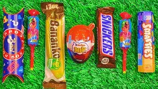 Satisfying video Asmr lollipops candy and chocolate unboxing video Asmr opening video