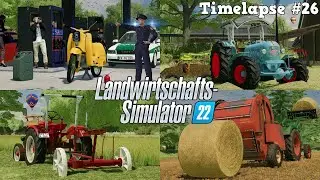 ILLEGALE VERFOLGUNGSJAGT mit getunter SCHWALBE! 😱🛵🚓💨 Ein neuer HEUWENDER? 🌿🤔| [LS22] - Timelapse #26