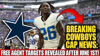 HUGE Cowboys Salary Cap Boost!🔥 Asante Samuel Jr. to Dallas? Post-June 1st Targets Revealed!