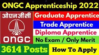 ONGC Apprentice 2022 | ONGC Recruitment 2022 | ONGC Vacancy 2022