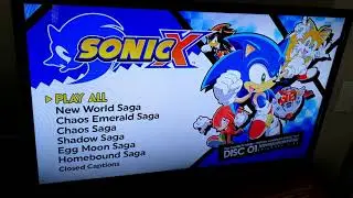 Opening to Sonic X English Version 2019 SD Blu-ray (Both Discs)