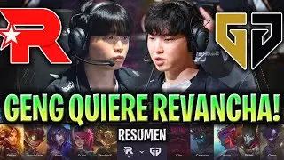 GENG QUIERE SU REVANCHA CONTRA KT! 😱VAN LOCOS!🔥 | KT vs GEN Resumen Completo LCK SUMMER PLAYOFFS