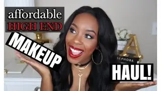 AFFORDABLE HIGH END MAKEUP HAUL + 40K GIVEAWAY SNEAK PEEK! | Andrea Renee