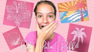 I got a PINK PALM PUFF hoodie!!