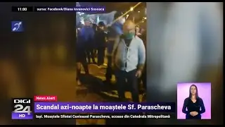 Scandal la moaștele Sf. Parascheva. Pelerini fără măști s-au certat cu jandarmii