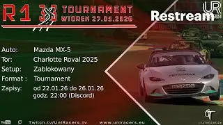 1 Runda sezonu 3X3 Tournament Mazda MX-5 na torze Charlotte