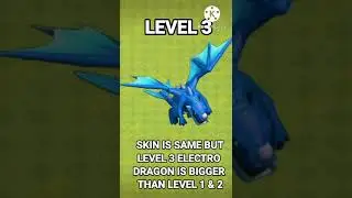 EVOLUTION OF ELECTRO DRAGON COC  / CLASH OF CLANS / POWER CLASHERS  / #shorts