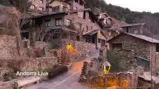 🇦🇩 ANDORRA. SUNRISE AT PAL. WALKING TOUR through the small village: discover the beauty.