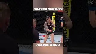 Alexa Grasso Submits Joanne Wood #ufc #mma #shorts