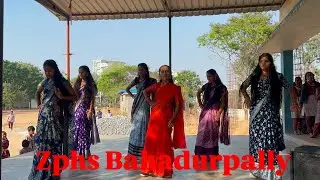 VIII Class students dance performance #zphs Bahadurpally