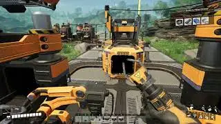 Building a semi-automated power plant in Satisfactory