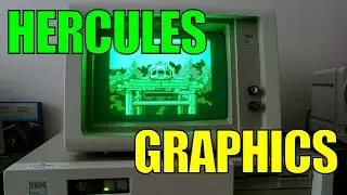 IBM PC Games on a Hercules card