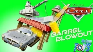 Toys Disney Cars Finn McMissile Barrel Blowout Trackset | Juguetes de Cars for Kids Review