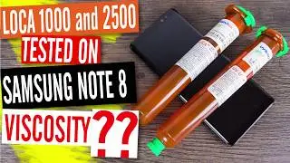 DIY Samsung Note 8 Tempered Glass - LOCA 1000 or 2500 Full Adhesive - Are they suitable?