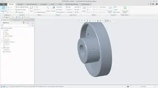 Protected Type Flange | Left and right Flange | Part Model | CREO Parametric 5.0