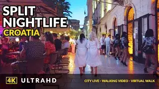 4K Split nightlife ❤️ Croatia