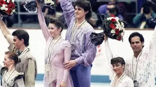 Albertville 1992 Pairs FS | Gold for Mishkutionok-Dmitriev; Moskvina coaches another pairs victory
