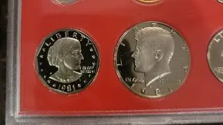 THE US COINS OF 1981! **WITH TYPE 2 SUSAN B ANTHONY**