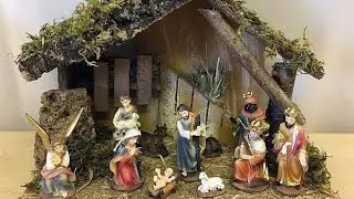 Christmas crib making ideas at home || Christmas Crib decoration ideas || Church Crib ideas