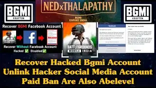 How To Recover Hacked Bgmi Account || Unlink Hacked Social Media Account | 7 days Paid ban available