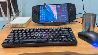 The Ultimate WFH + Gaming HYBRID SETUP TOUR (New Age Desk) #shorts