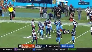 Montrell Washington gets hit and the Titans fans respond negatively