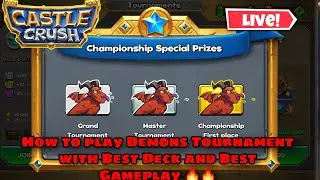 Demons Championship Tournament Castle Crush Live Gameplay 🔥🔥
