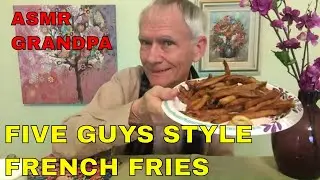 ASMR Trying Five Guys Style French Fries!